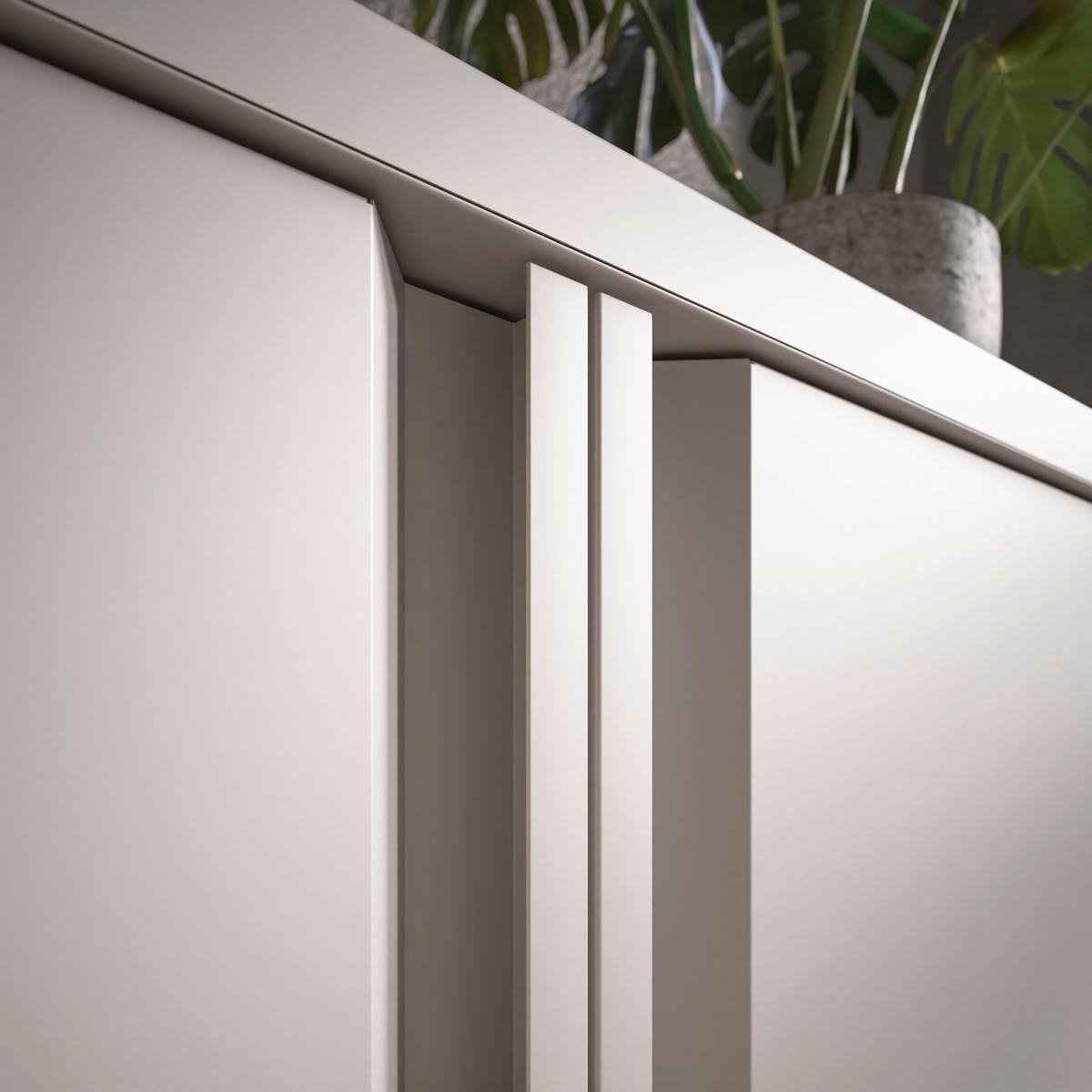 WASCHBECKENUNTERSCHRANK 60/60/33 cm  - Kaschmir/Schwarz, Design, Kunststoff/Metall (60/60/33cm) - home24