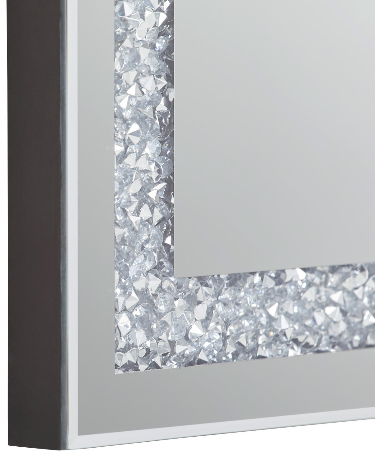 WANDSPIEGEL 40/60/1,5 cm    in rechteckig  - Silberfarben, Trend, Glas/Holzwerkstoff (40/60/1,5cm) - Carryhome