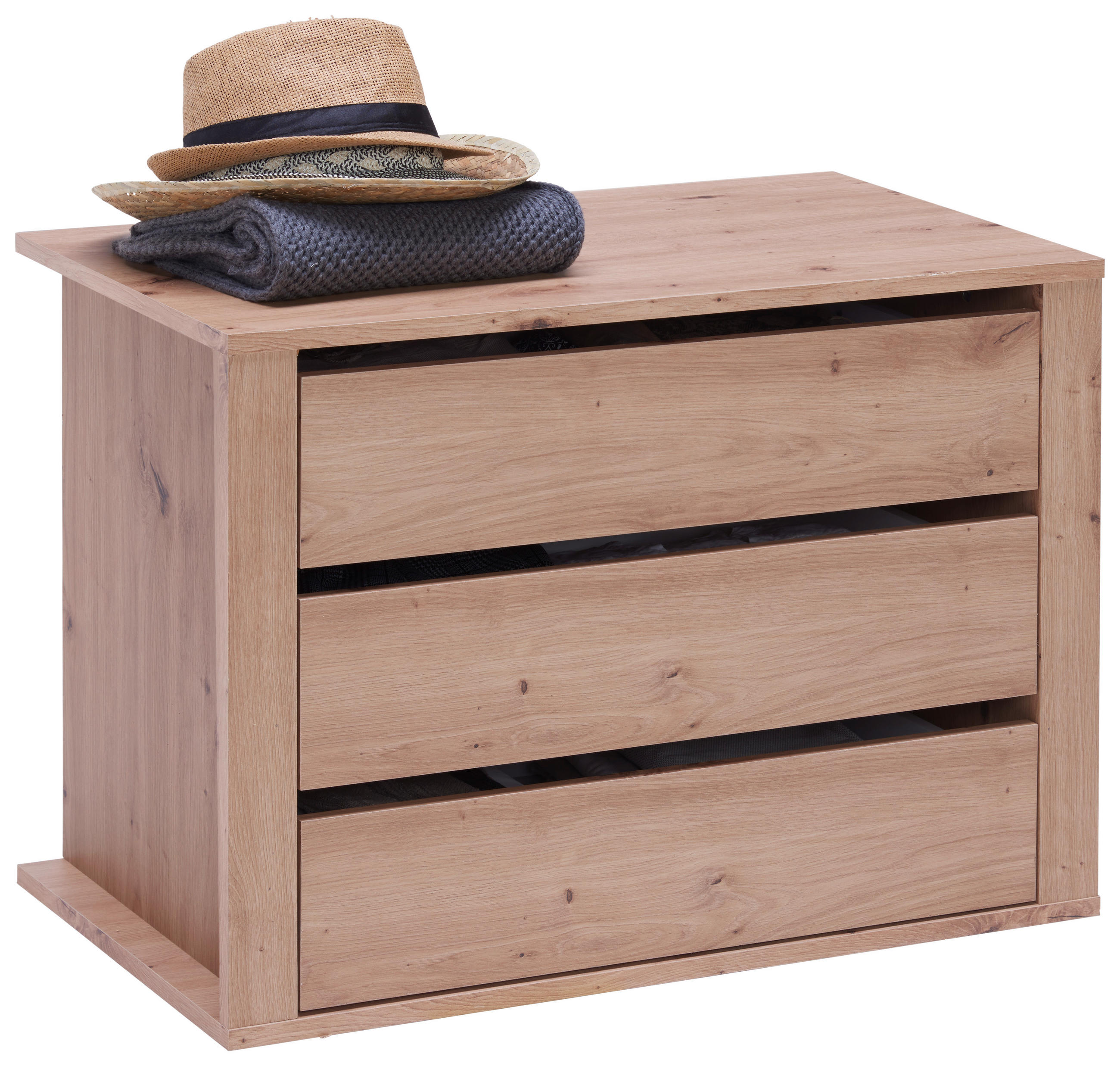VNITŘNÍ ZÁSUVKY, barvy dubu, 75/54/47 cm - barvy dubu, Natur, kompozitní dřevo (75/54/47cm) - Carryhome