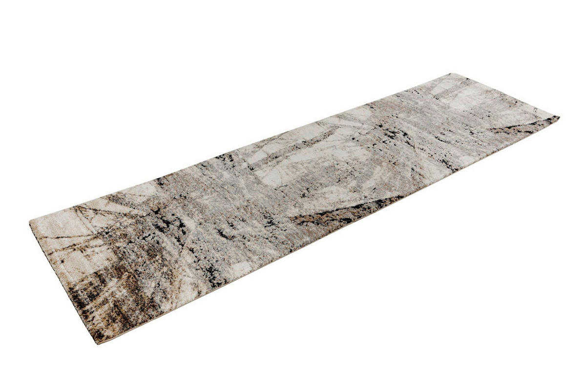 FLACHWEBETEPPICH 80/300 cm Grau  - Grau, Basics, Textil (80/300cm) - Kayoom