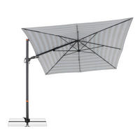 AMPELSCHIRM 280x280 cm Anthrazit  - Anthrazit/Grau, Basics, Textil/Metall (280/280cm) - Doppler