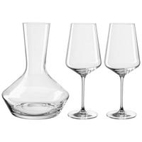 WEINSET - Klar, Basics, Glas (28,1/26,1/21,6cm) - Leonardo