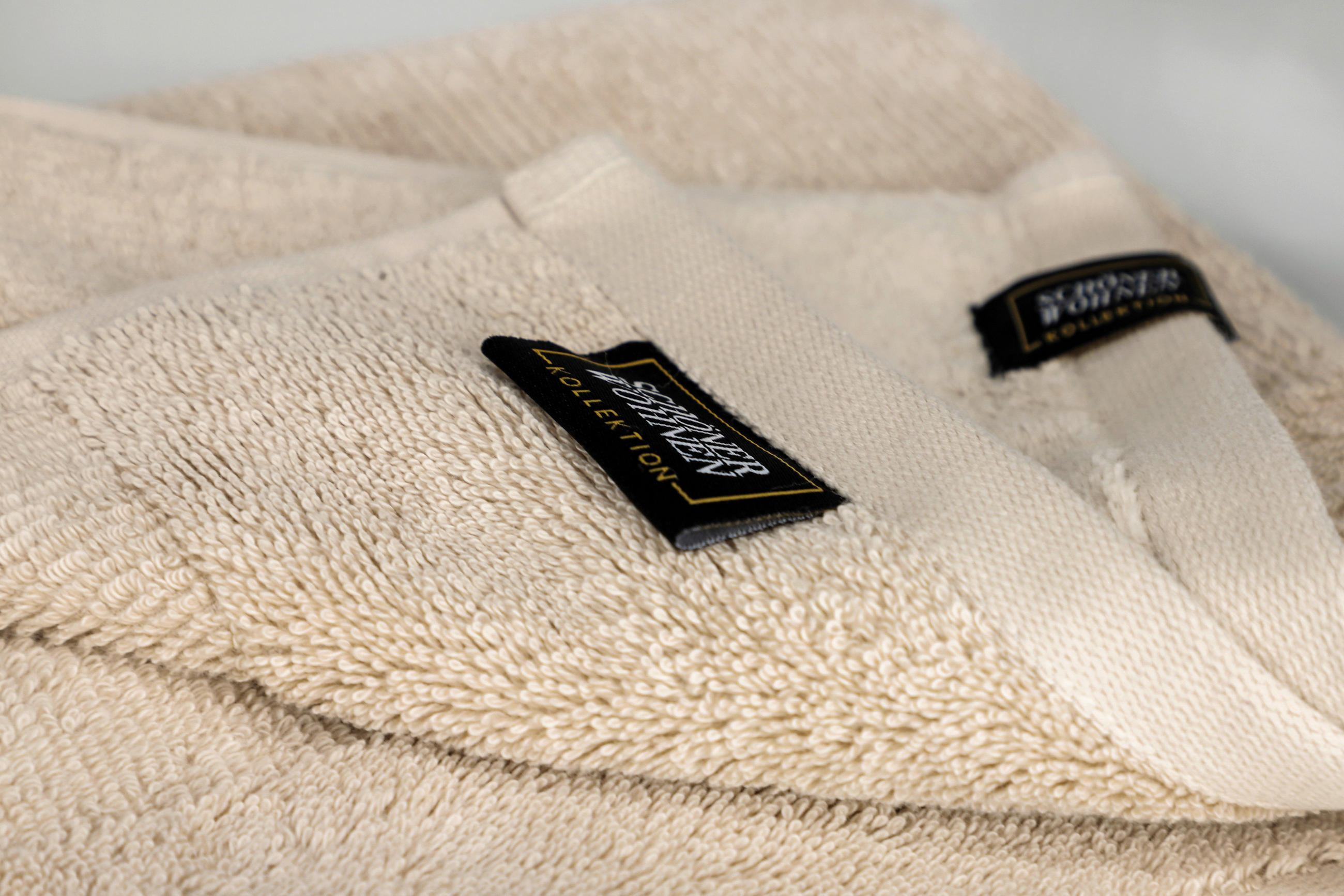 SAUNATUCH SW-SENSE Naturfarben, Beige  - Beige/Naturfarben, Basics, Textil (80/180cm) - Schöner Wohnen