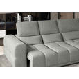 ECKSOFA Greige Chenille  - Greige/Schwarz, KONVENTIONELL, Kunststoff/Textil (290/203cm) - Carryhome