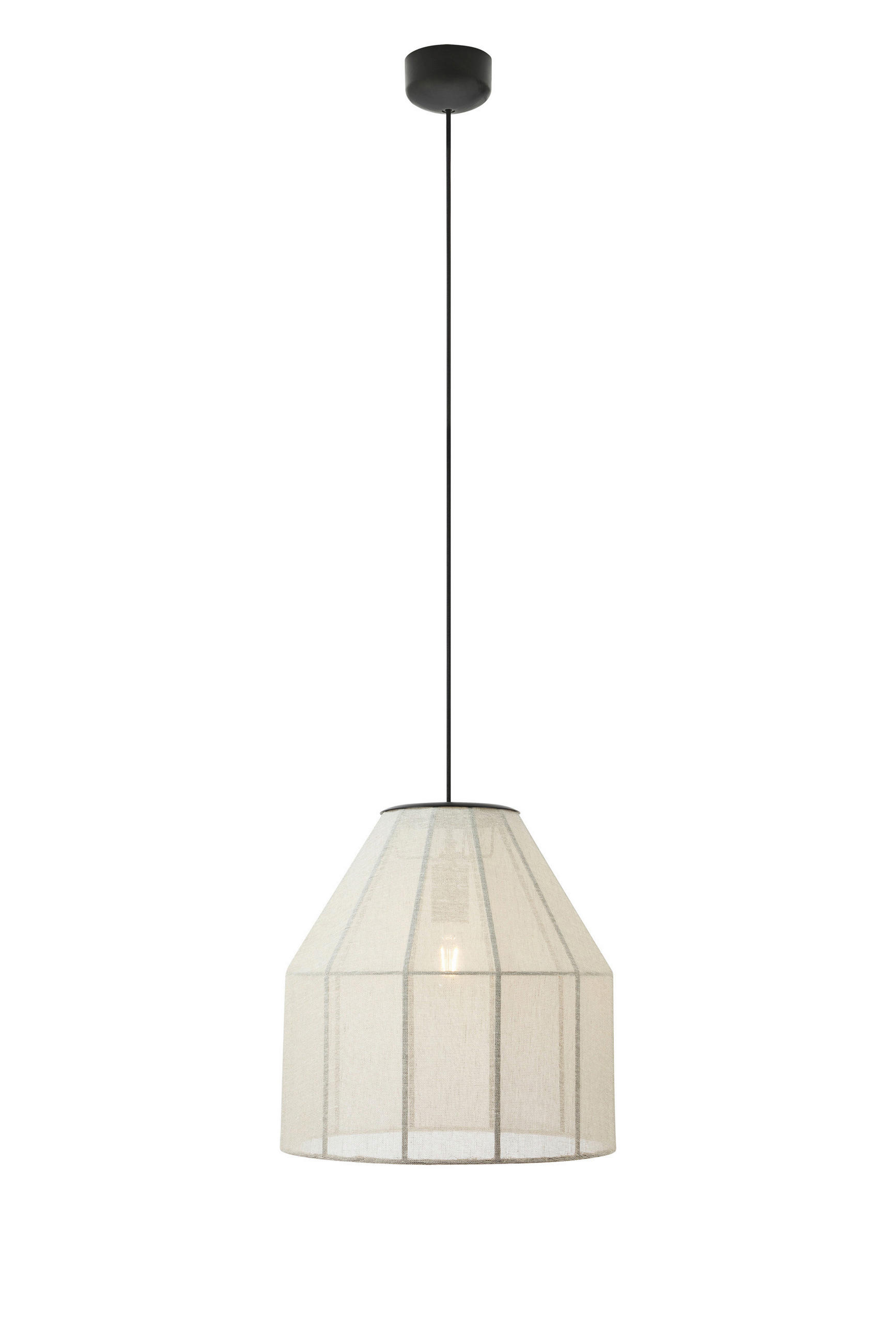 PENDELLEUCHTE 37/37 cm  - Beige, Design, Textil (37/37cm) - Markslöjd