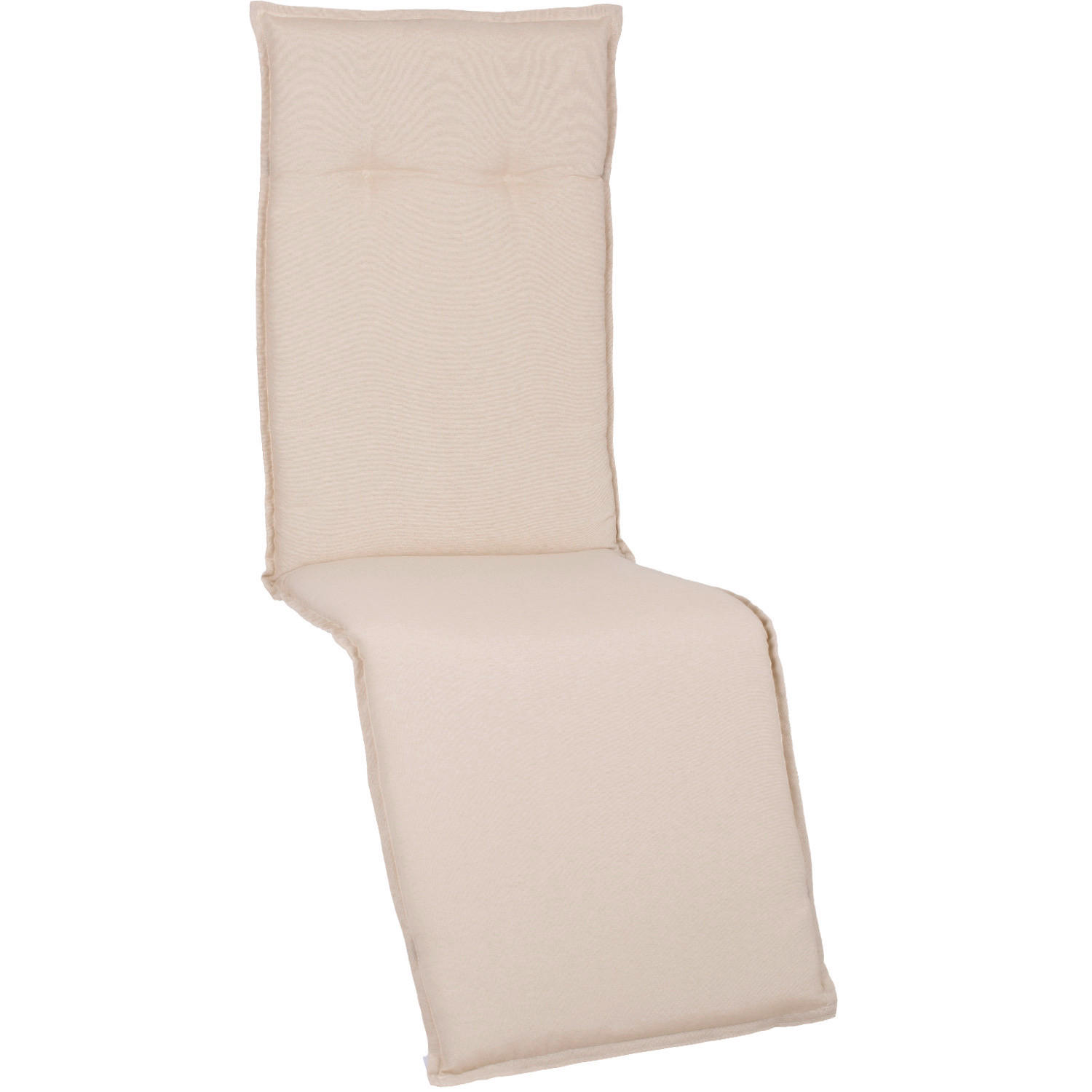 Gardenson Relaxsesselauflage Beige 46x8x170 cm