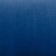 SITZBANK 100/54/30 cm Samt Blau, Schwarz Kiefer massiv  - Blau/Schwarz, Trend, Holz/Textil (100/54/30cm) - Xora