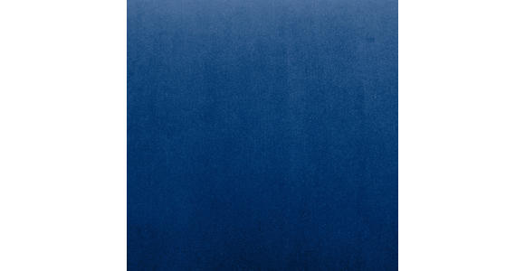 SITZBANK 100/54/30 cm Samt Blau, Schwarz Kiefer massiv  - Blau/Schwarz, Trend, Holz/Textil (100/54/30cm) - Xora