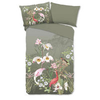 BETTWÄSCHE Good Morning Renforcé 140/200 cm  - Jadegrün/Olivgrün, LIFESTYLE, Textil (140/200cm)