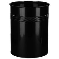 ABFALLSAMMLER 15 L  - Schwarz, MODERN, Metall (26/32/26cm) - MID.YOU