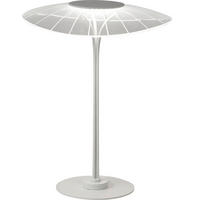 LED-TISCHLEUCHTE Vela 29/23/36,5 cm  - Weiß, Basics, Kunststoff/Metall (29/23/36,5cm) - Fabas Luce