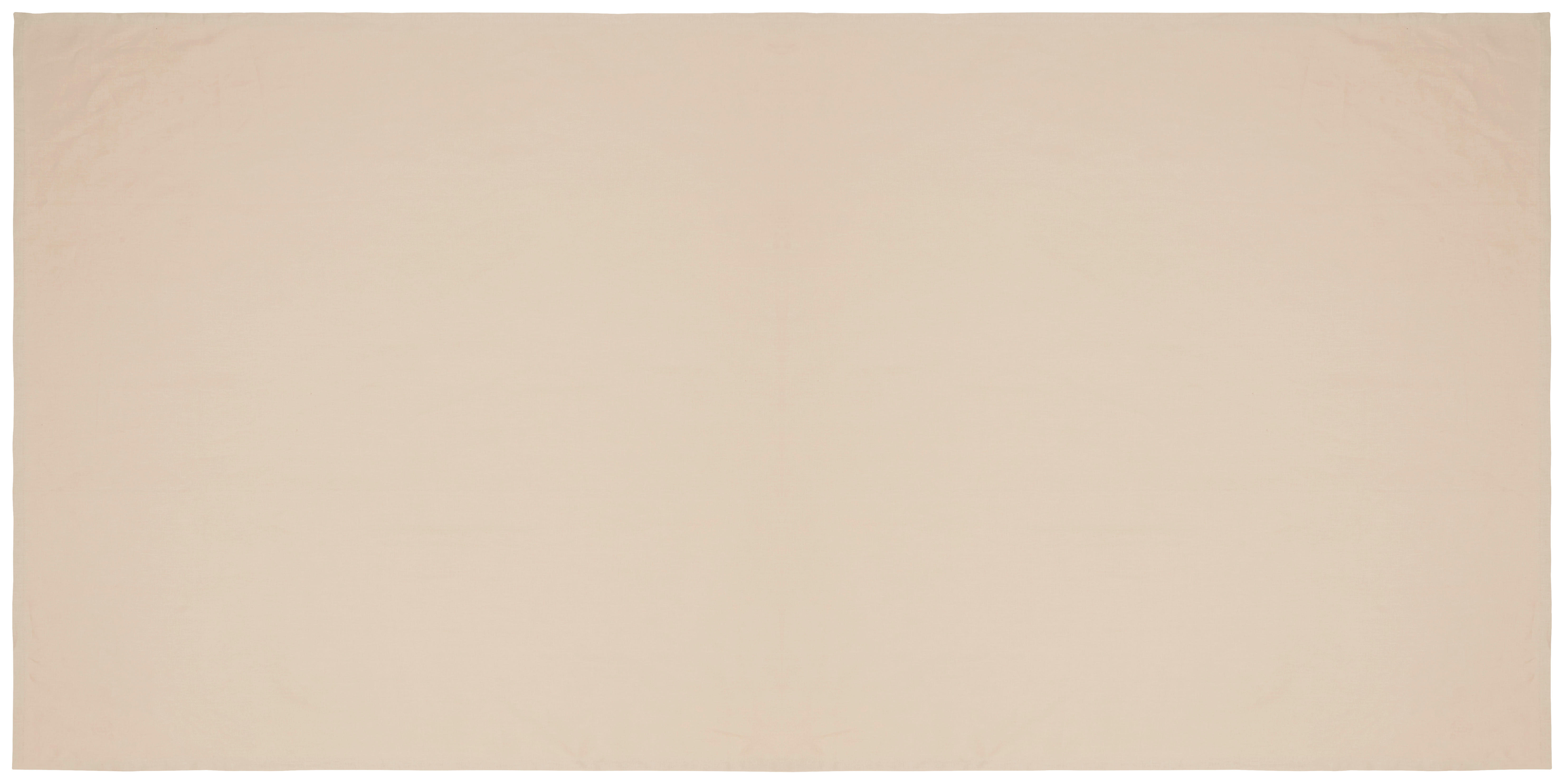 TISCHDECKE Textil Leinenoptik Beige 130/260 cm  - Beige, Basics, Textil (130/260cm) - Novel