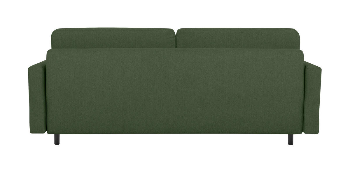 SCHLAFSOFA Grün  - Buchefarben/Grün, Design, Holz/Textil (222/93/99cm) - MID.YOU