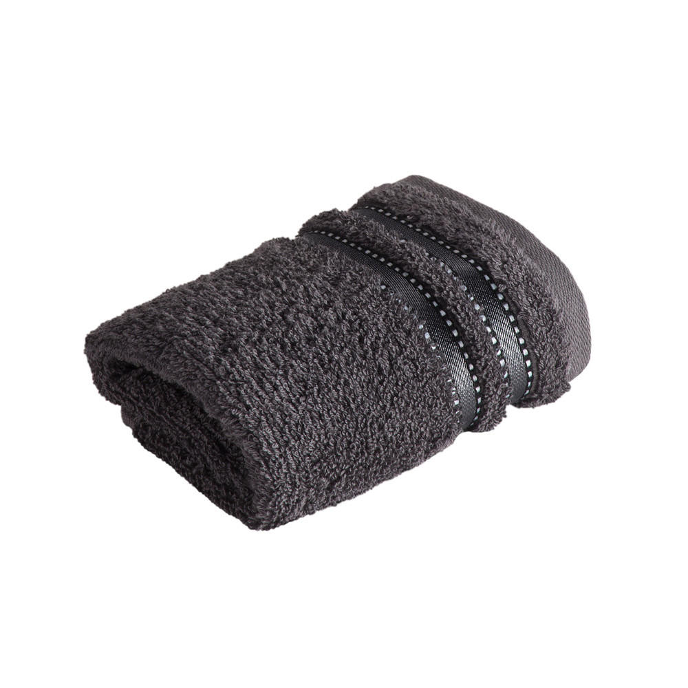 SEIFTUCH Cult de Luxe NOS Vossen Wäsche Grau 30/30 cm  - Grau, Basics, Textil (30/30cm) - Vossen