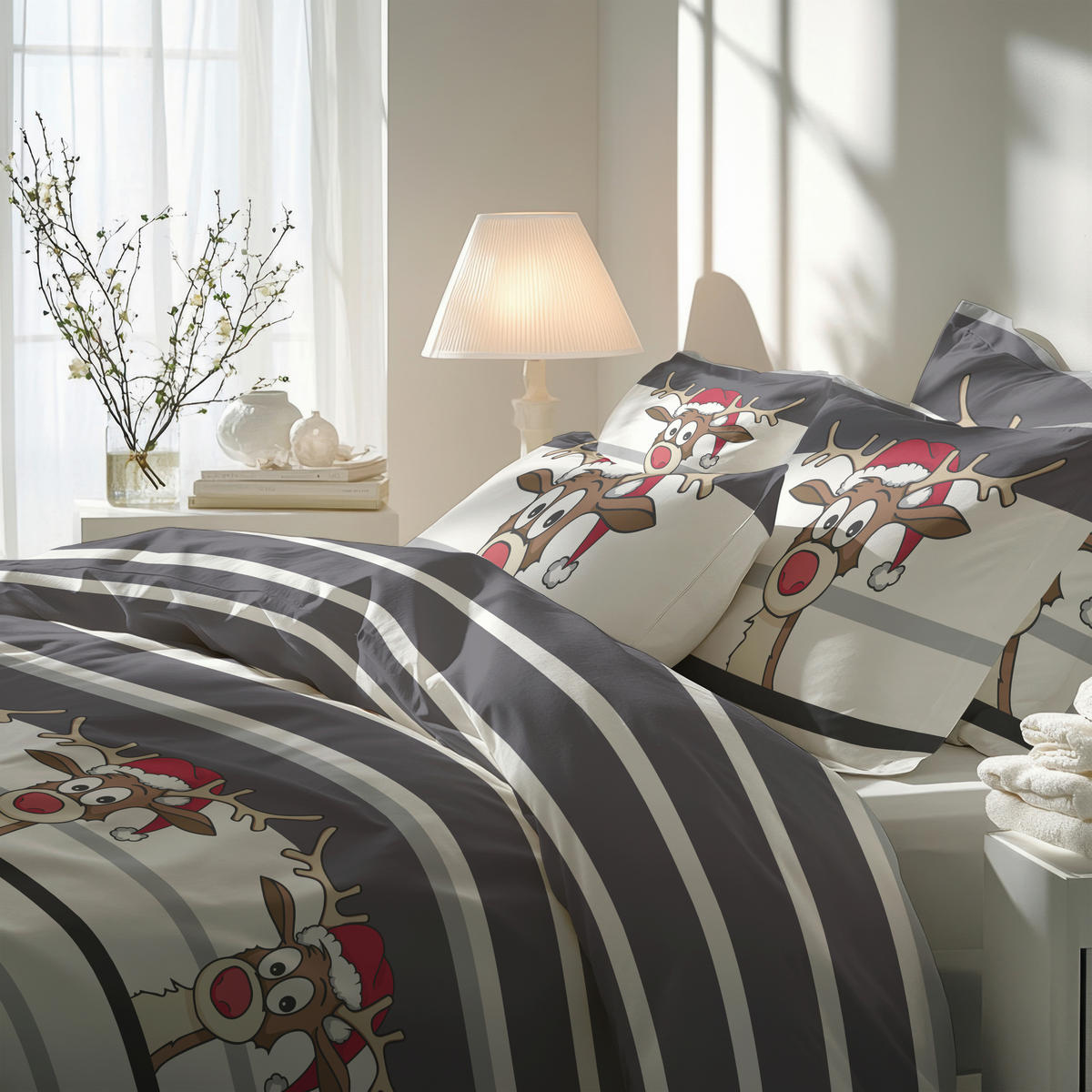 BETTWÄSCHE Flanell 140/200 cm  - Grau, Design, Textil (140/200cm) - Florella