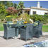 GARTENSESSEL - Naturfarben/Grau, Design, Kunststoff/Textil (61/91/64cm) - Ambia Garden