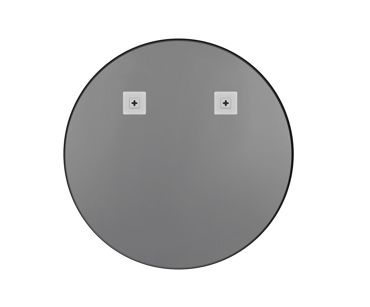 WANDSPIEGEL Schwarz  - Schwarz, MODERN, Glas/Metall (150/150/3cm) - Milino