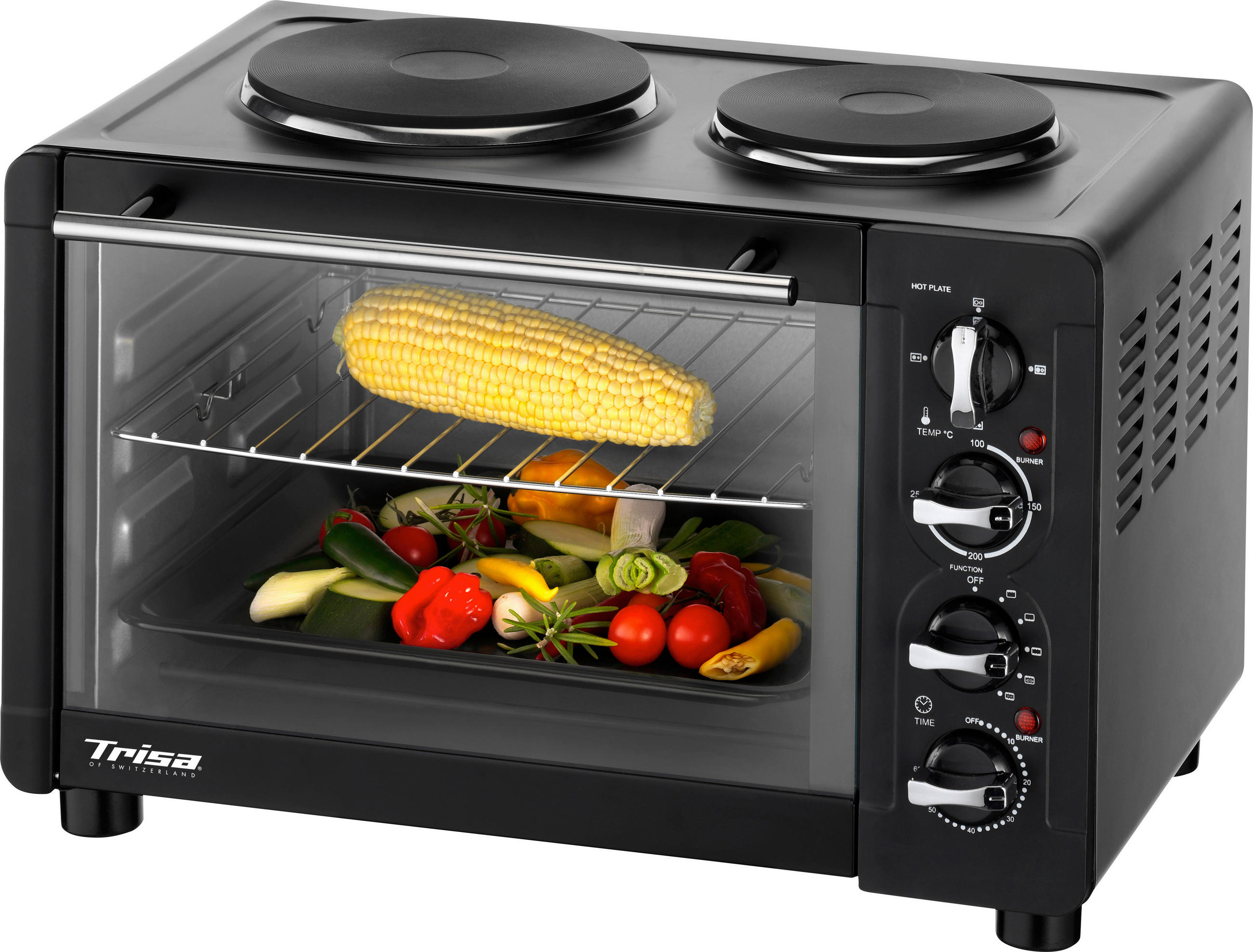 MINIRÚRA - čierna, Konventionell, kov (51/32/34cm) - Trisa Electronics