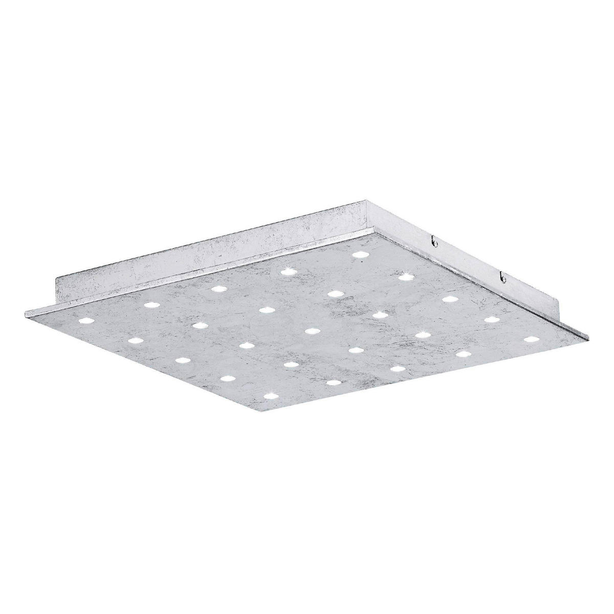 LED-DECKENLEUCHTE 47/47/5 cm   - Silberfarben, Design, Metall (47/47/5cm) - Eglo