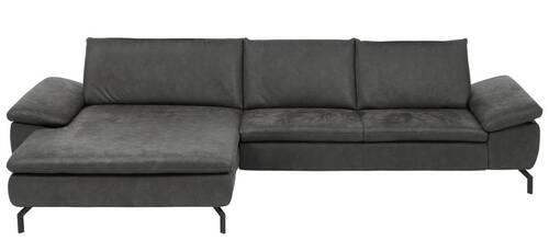 COLȚAR textil antracit  - antracit/negru, Design, metal/textil (181/341cm) - Dieter Knoll