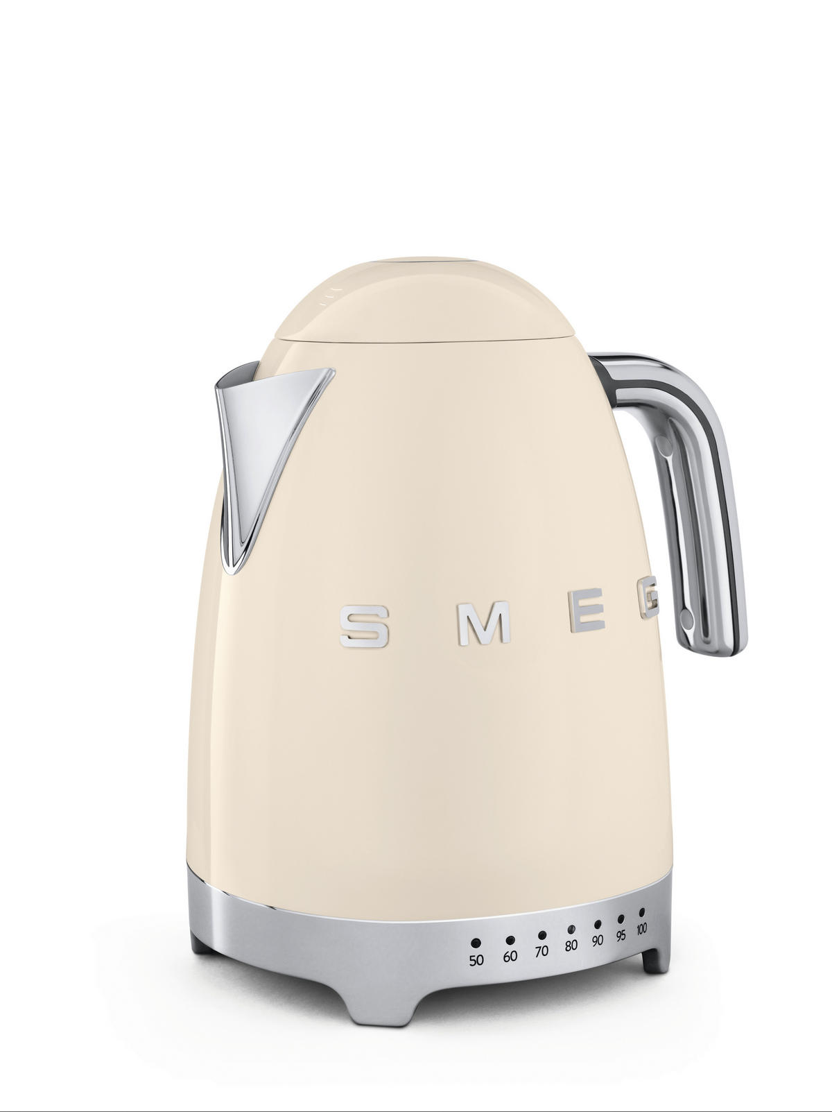 WASSERKOCHER 50´s Style 1,7 L  - Chromfarben/Creme, Basics, Kunststoff/Metall (22,3/28/17,1cm) - SMEG