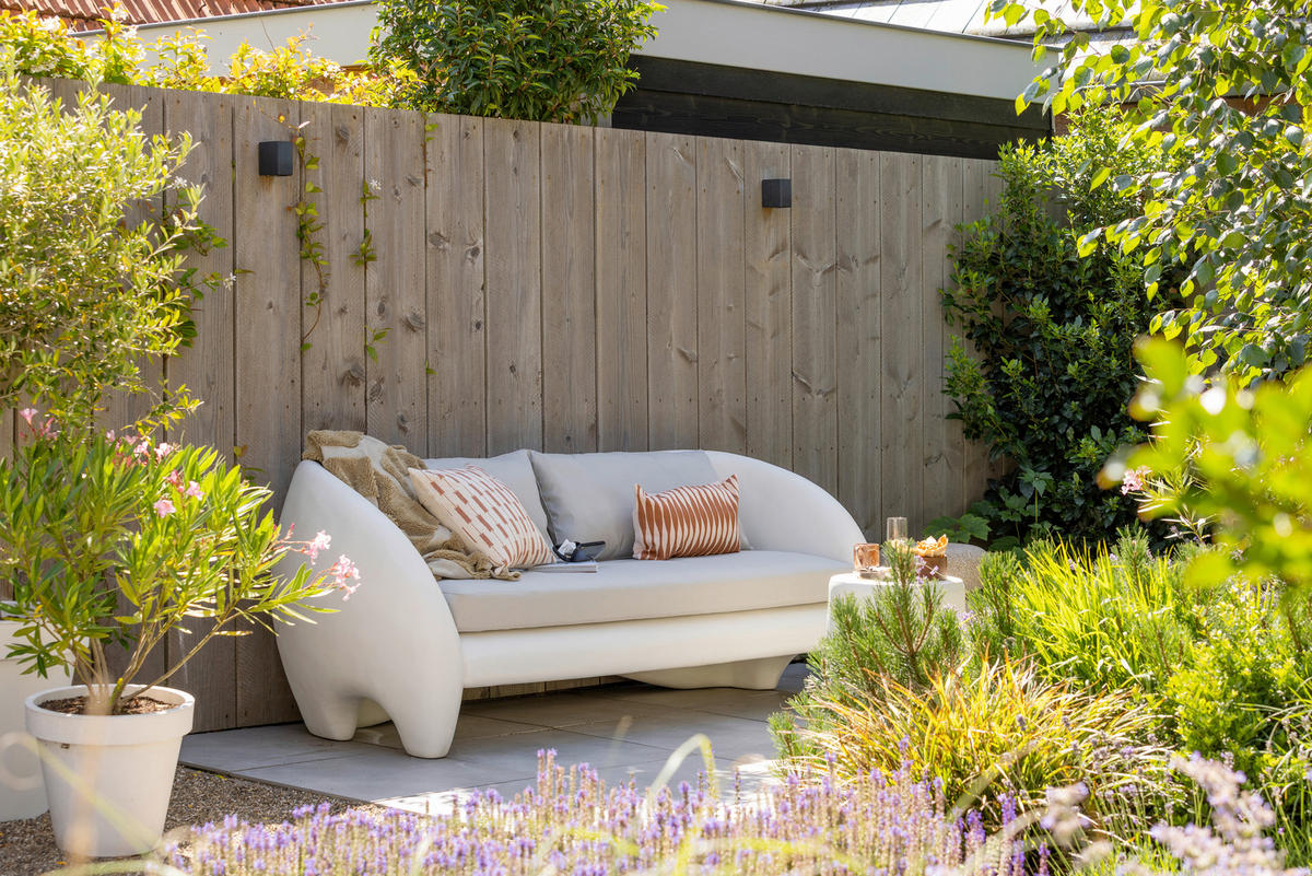 LOUNGEGARNITUR   222/83/88 cm  - Naturfarben, MODERN, Kunststoff/Textil (222/83/88cm) - Livetastic