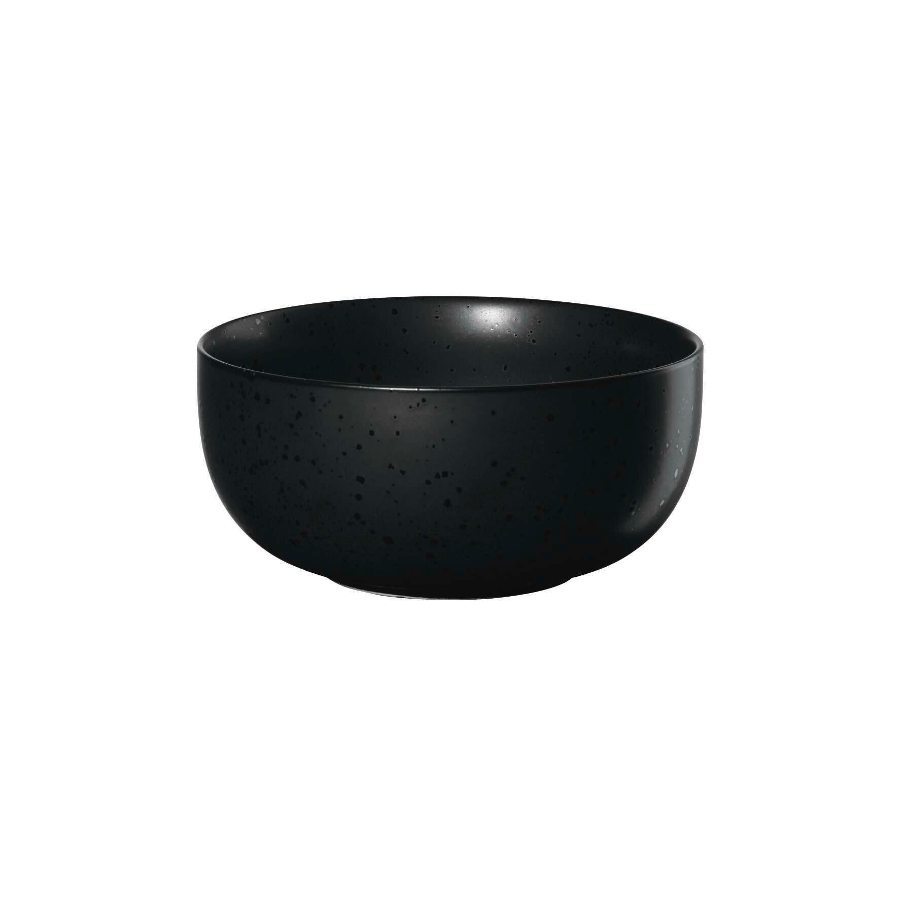 MÜSLISCHALE Coppa Kuro  - Schwarz, Design, Keramik (13,5/6,5cm) - ASA