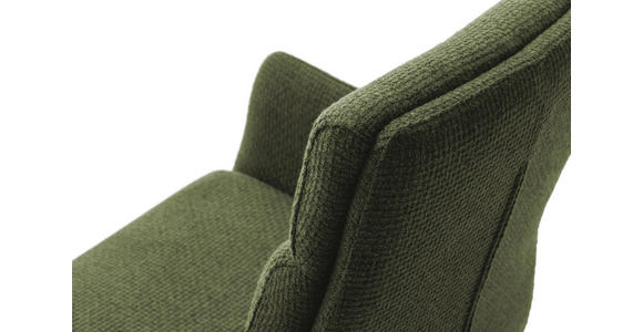 BARHOCKER in Metall, Textil Edelstahlfarben, Olivgrün - Edelstahlfarben/Olivgrün, Design, Textil/Metall (54/84/52cm) - Dieter Knoll