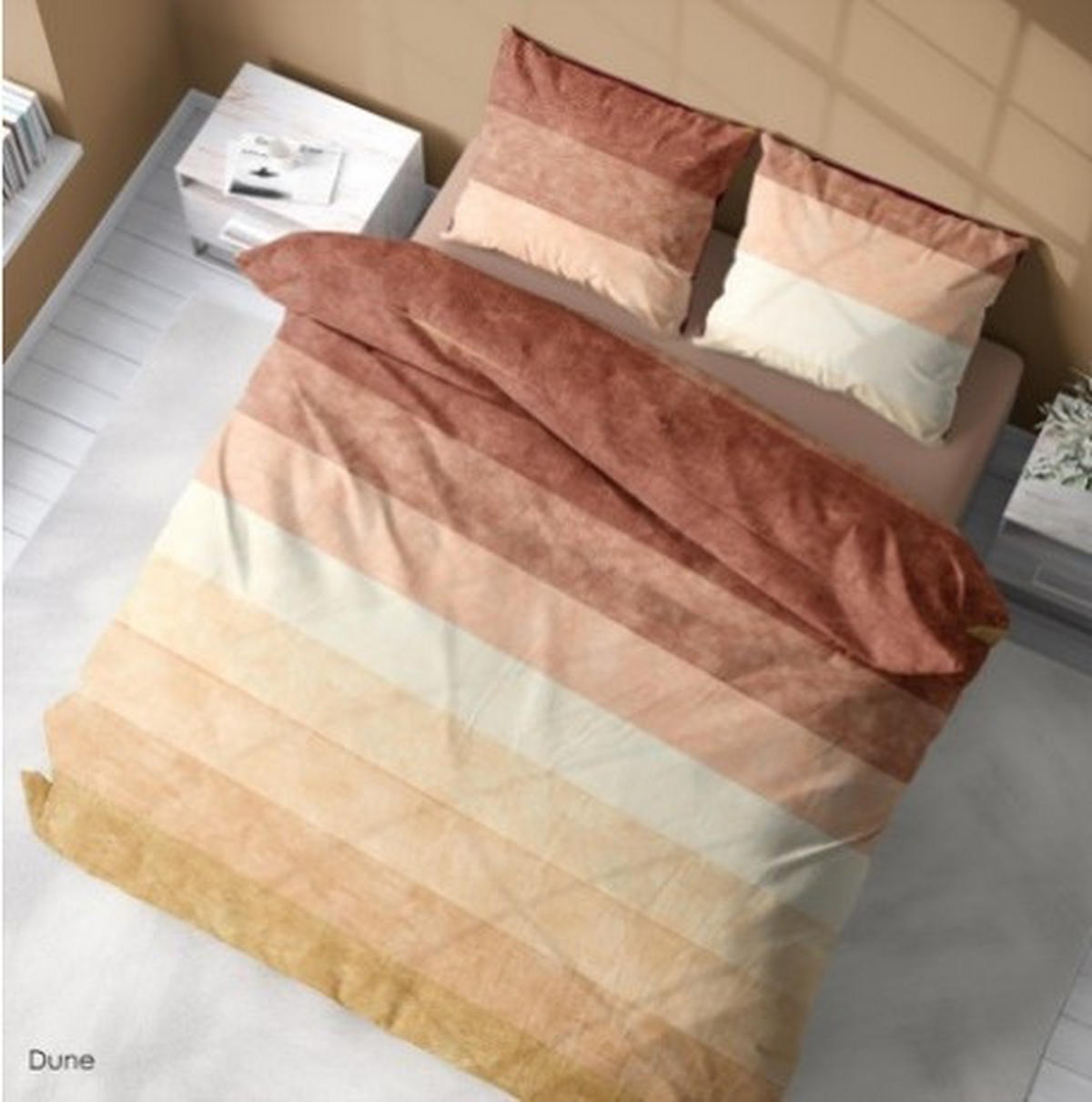 BETTWÄSCHE Satin 140/200 cm  - Naturfarben, KONVENTIONELL, Textil (140/200cm) - Novel