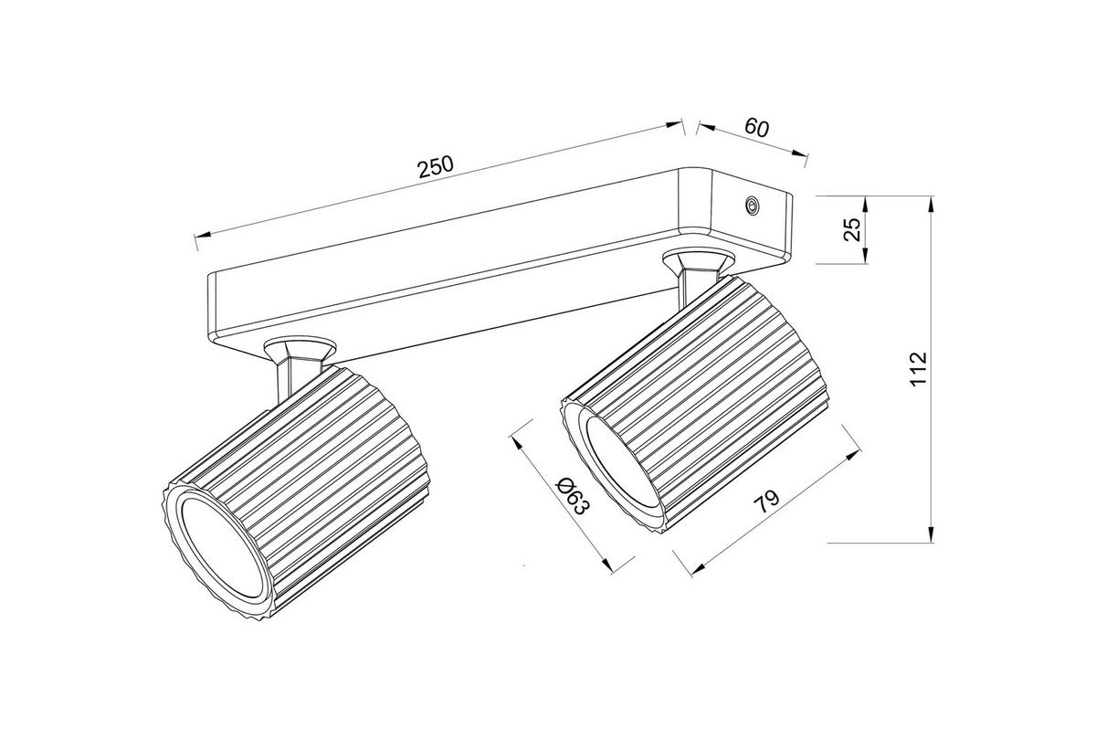 STRAHLER - Schwarz, Basics, Metall (11.2/25/7.9cm)