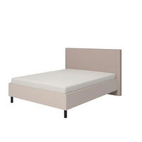 ÁGY 160/200 cm  kasmír  - fekete/kasmír, Basics, faalapú anyag/textil (160/200cm) - Carryhome