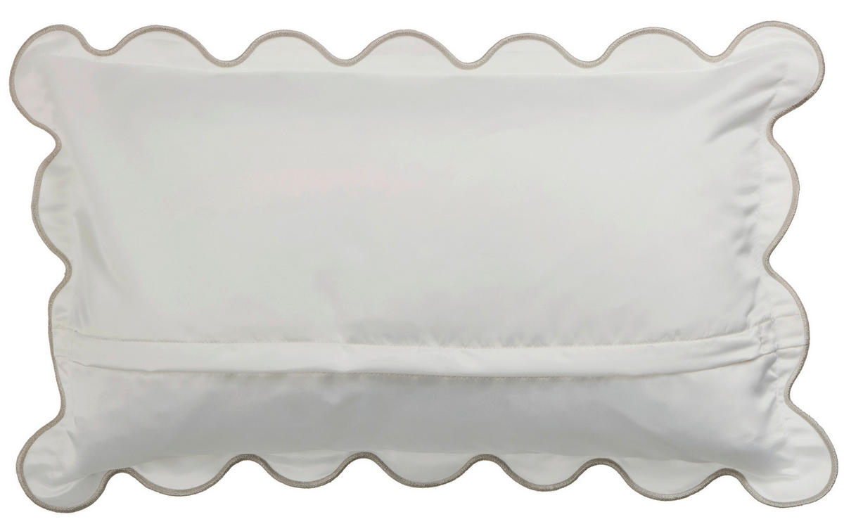 ZIERKISSEN Marcel.Remus.Design- Santa Ponca weiss 30/50 cm  - Weiß, Design, Textil (30/50cm) - Marcel Remus