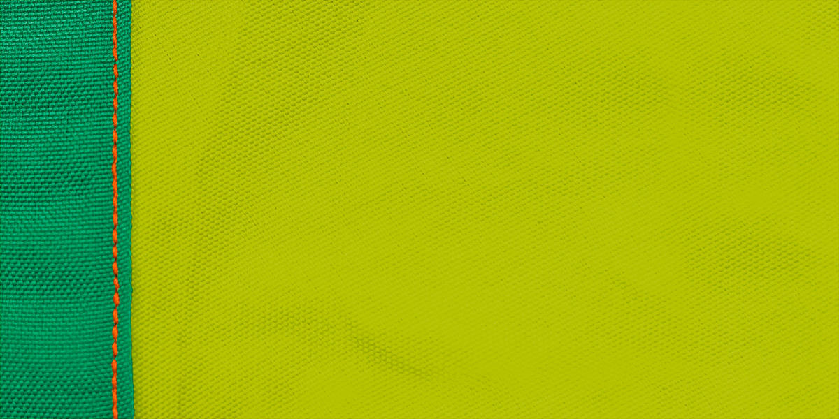 KINDERHÄNGENEST cotton 70/200-400/150 cm  - Blau/Hellgrün, KONVENTIONELL, Textil (70/200-400/150cm) - La Siesta