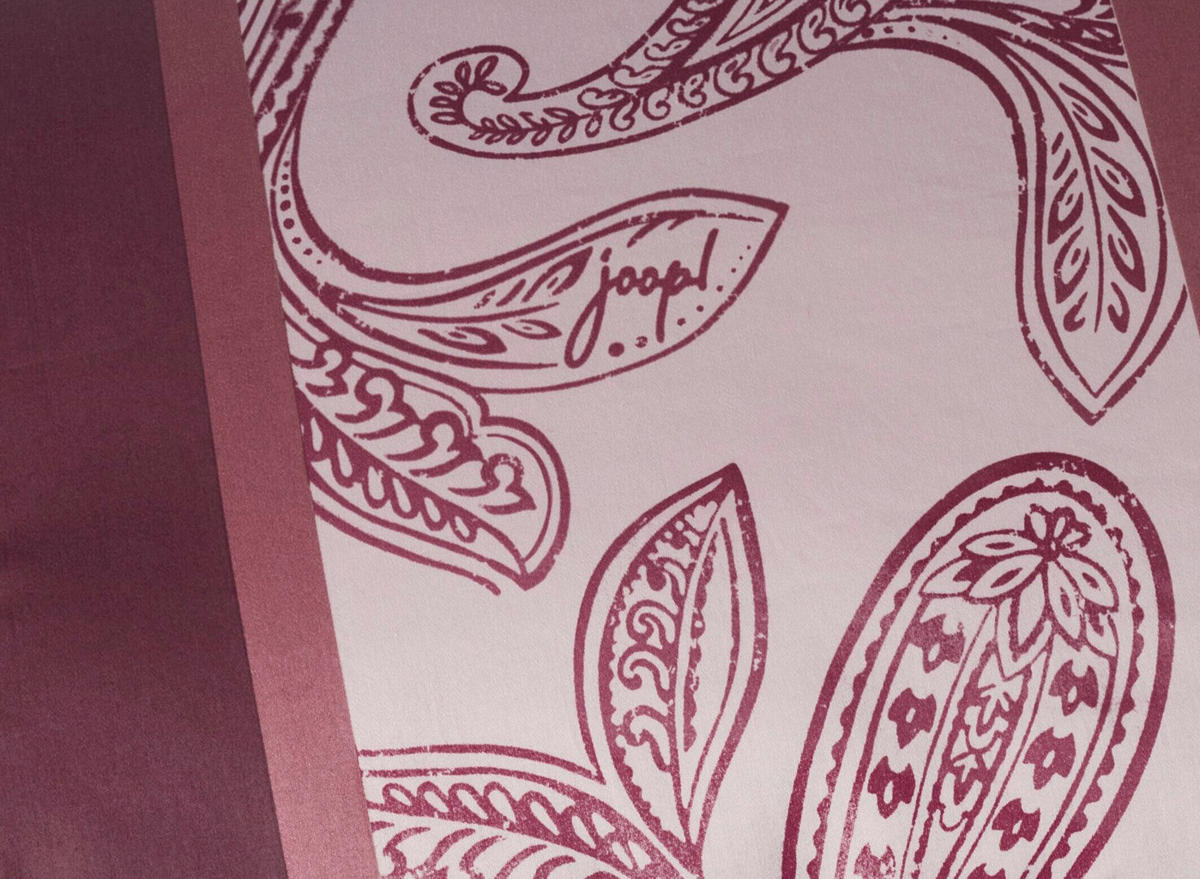 BETTWÄSCHE 3-teilig JOOP! PAISLEY STRIPES Jersey 200/220 cm  - Rosa, Basics, Textil (200/220cm) - Joop!