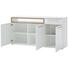 SIDEBOARD 180/91/45 cm - Eichefarben/Schwarz, Design, Glas/Holzwerkstoff (180/91/45cm) - Novel SIDEBOARD 180/91/45 cm - Eichefarben/Schwarz, Design, Glas/Holzwerkstoff (180/91/45cm) - Novel