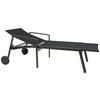 GARTENLIEGE 205/65/83 cm  - Anthrazit, KONVENTIONELL, Textil/Metall (205/65/83cm) - Stern