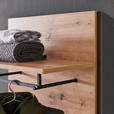 GARDEROBE 4-teilig  in 248/200/38 cm  - Schwarz/Eiche Artisan, KONVENTIONELL, Glas/Holzwerkstoff (248/200/38cm) - Voleo
