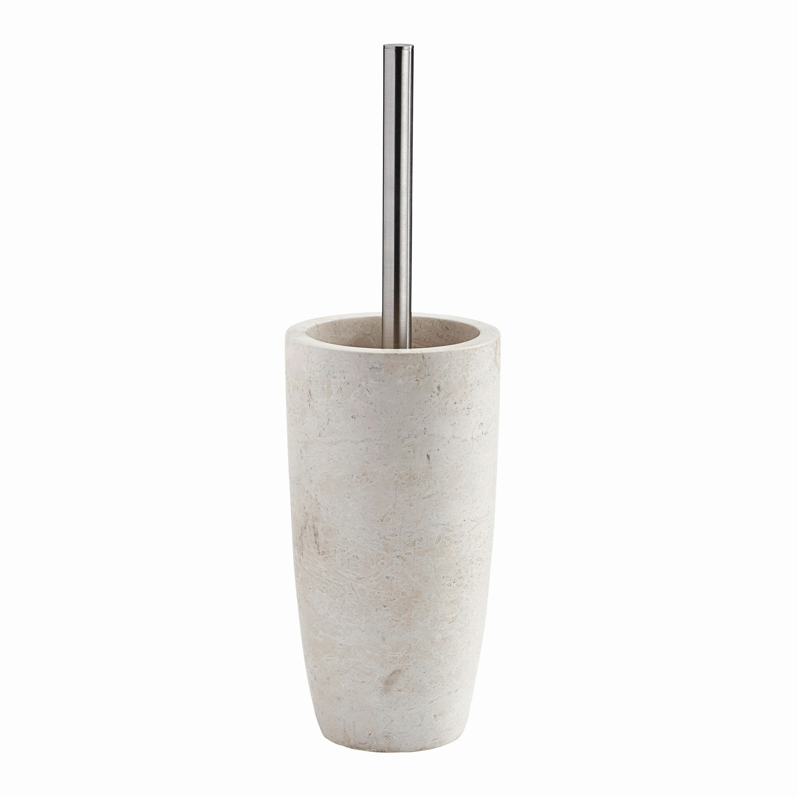 WC-BÜRSTENHALTER - Creme, Basics, Stein (11,5/22cm) - Aquanova