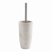 WC-BÜRSTENHALTER - Creme, Basics, Stein (11,5/22cm) - Aquanova