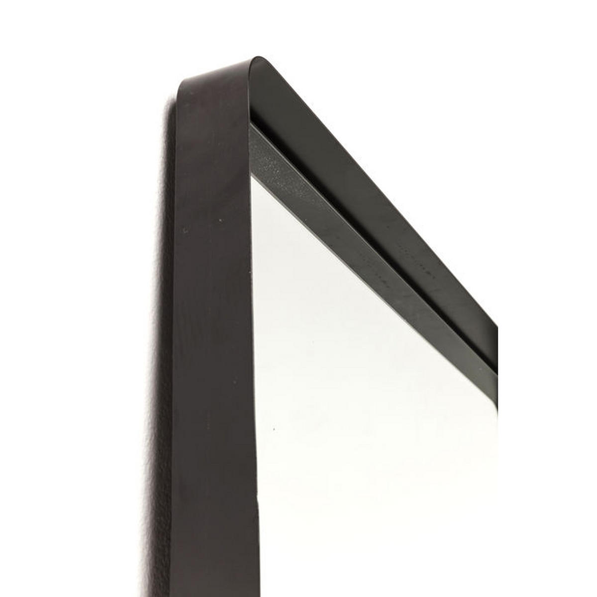 WANDSPIEGEL 80/200/5 cm    in rechteckig  - Schwarz, LIFESTYLE, Glas/Metall (80/200/5cm) - Kare-Design