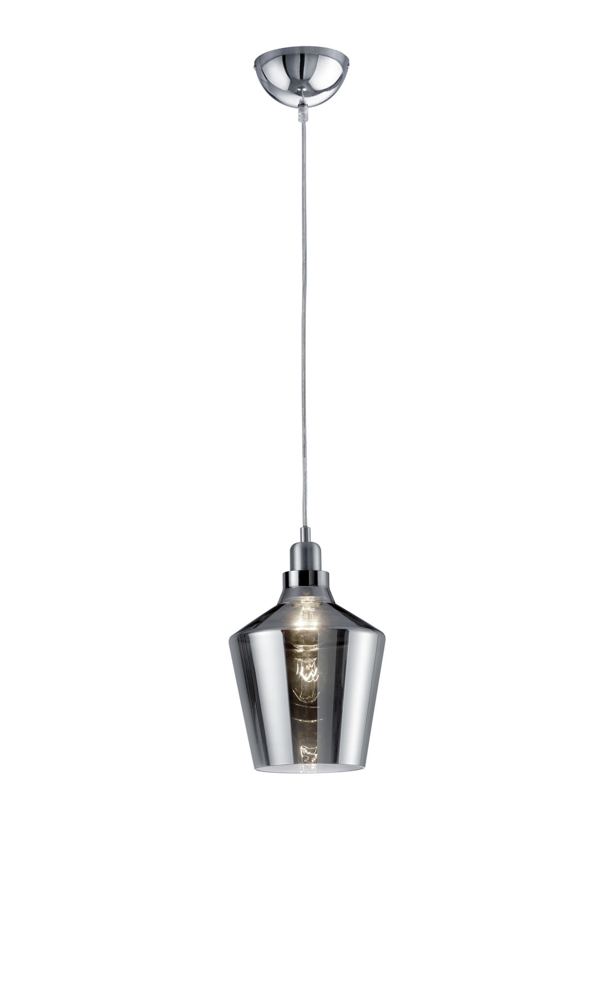 LUSTER  20/130 cm      - boja aluminijuma, Lajfstajl, staklo/metal (20/130cm)