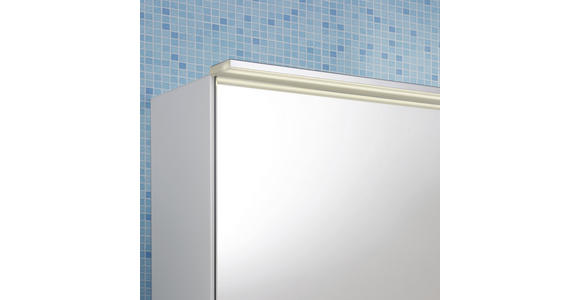 BADEZIMMER in 140 cm - Weiß, Design, Glas/Holz (140cm) - Novel