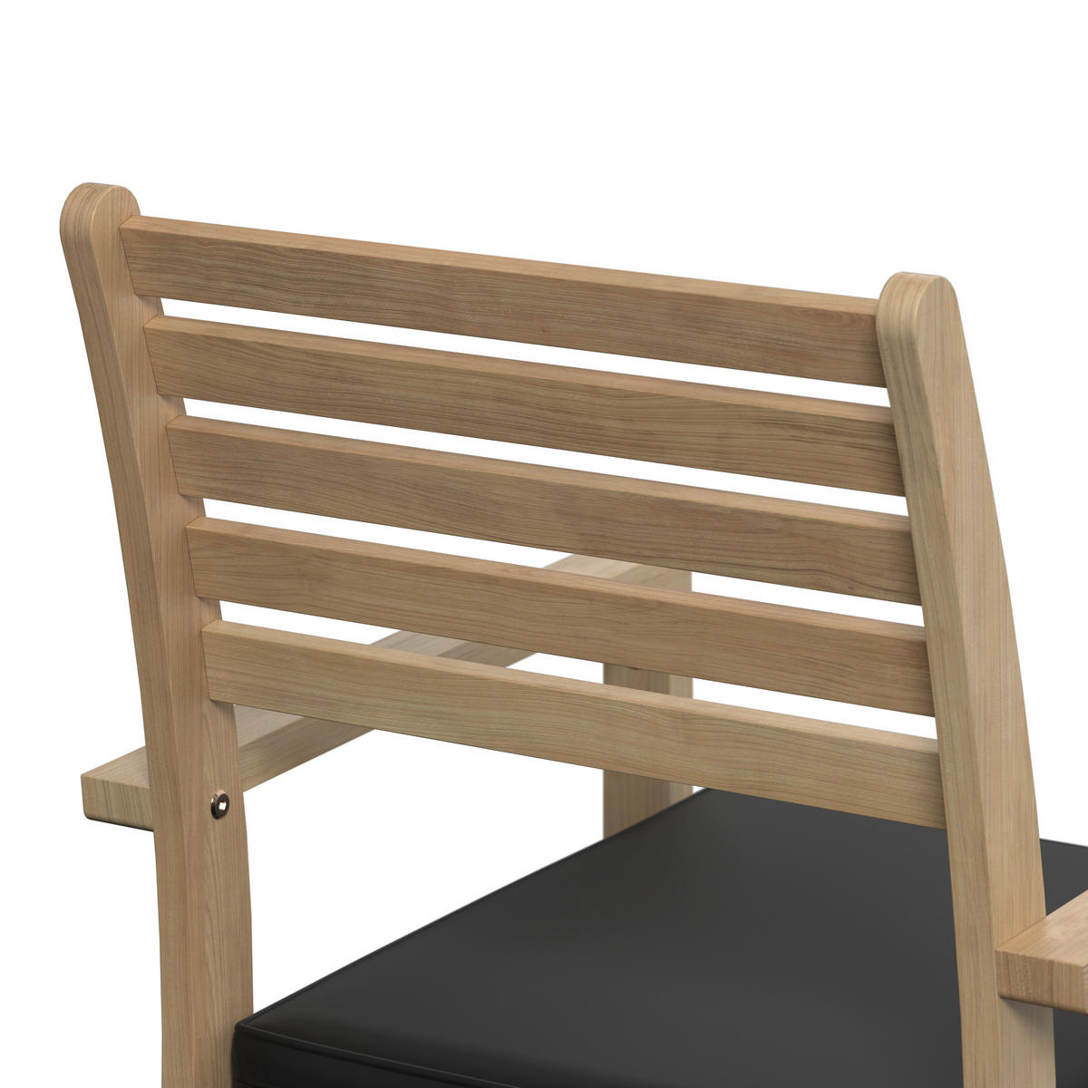 GARTENTISCHGRUPPE Akazie massiv  - Teakfarben, Natur, Holz/Kunststoff (160/75/90cm) - Ambia Garden