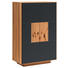SCHUHSCHRANK 72/112/37 cm - Anthrazit/Buchefarben, MODERN, Glas/Holz (72/112/37cm) - Linea Natura SCHUHSCHRANK 72/112/37 cm - Anthrazit/Buchefarben, MODERN, Glas/Holz (72/112/37cm) - Linea Natura