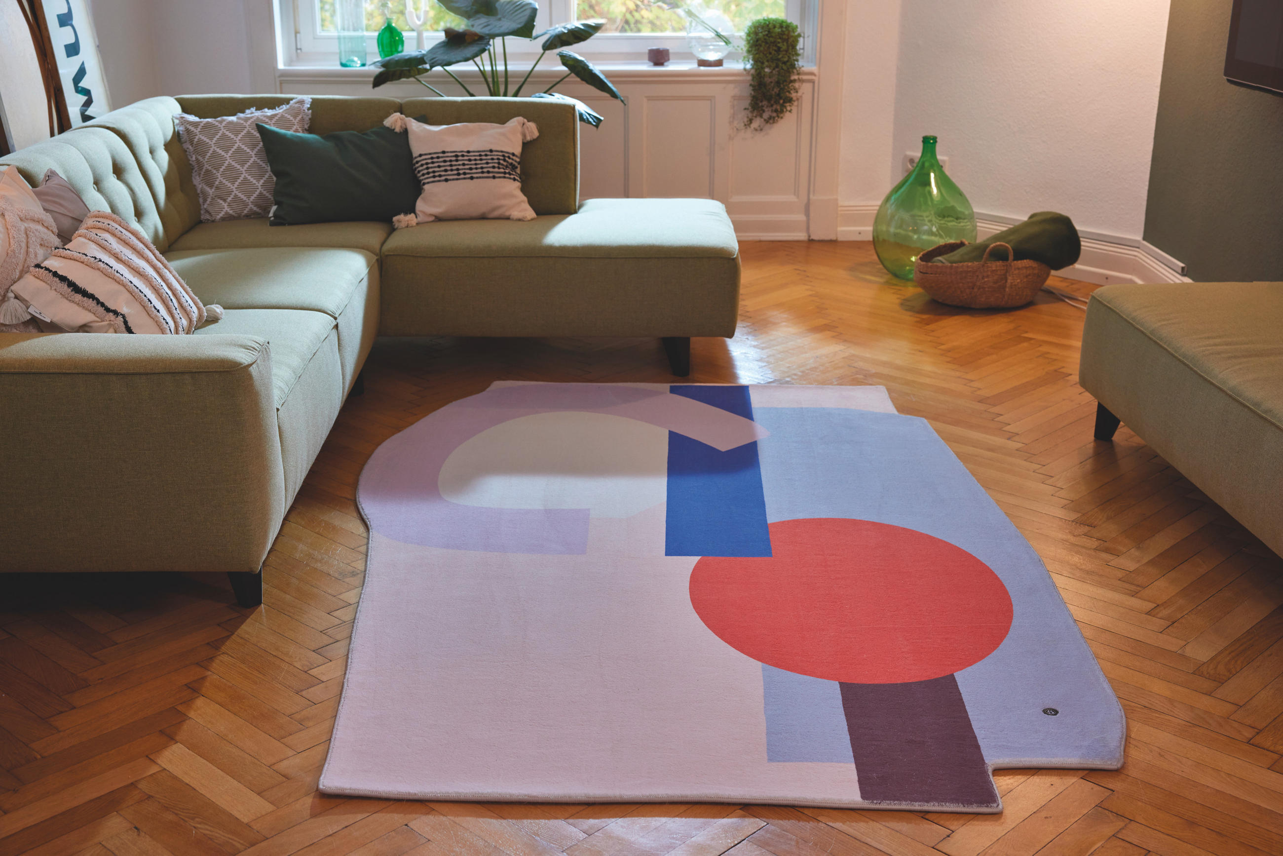 WEBTEPPICH 153/188 cm Shapes - Nine Multicolor  - Multicolor, Trend, Textil (153/188cm) - Tom Tailor