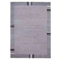 WOLLTEPPICH 70/140 cm Sensation Silk Lakir Grau  - Grau, Basics, Textil (70/140cm) - Cazaris