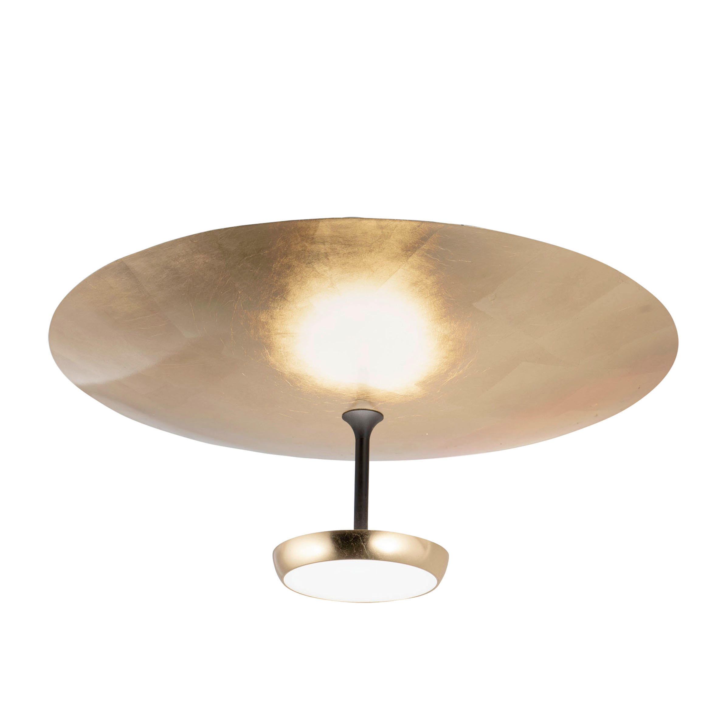 LED-DECKENLEUCHTE 60/23 cm   - Goldfarben, Design, Kunststoff/Metall (60/23cm)