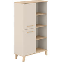 REGAL MALIO Naturfarben, Beige  - Beige/Naturfarben, Design, Holzwerkstoff (94,8/160,9/39,6cm) - Paidi