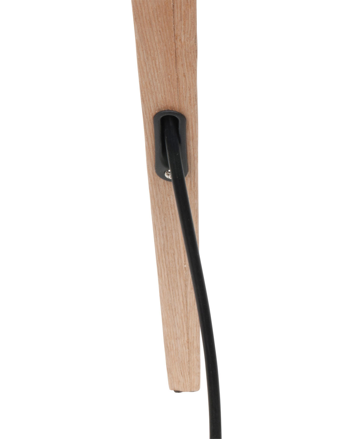 STOJACÍ LAMPA, 50/157 cm  - černá/barvy dubu, Basics, kov/dřevo (50/157cm) - Zuiver