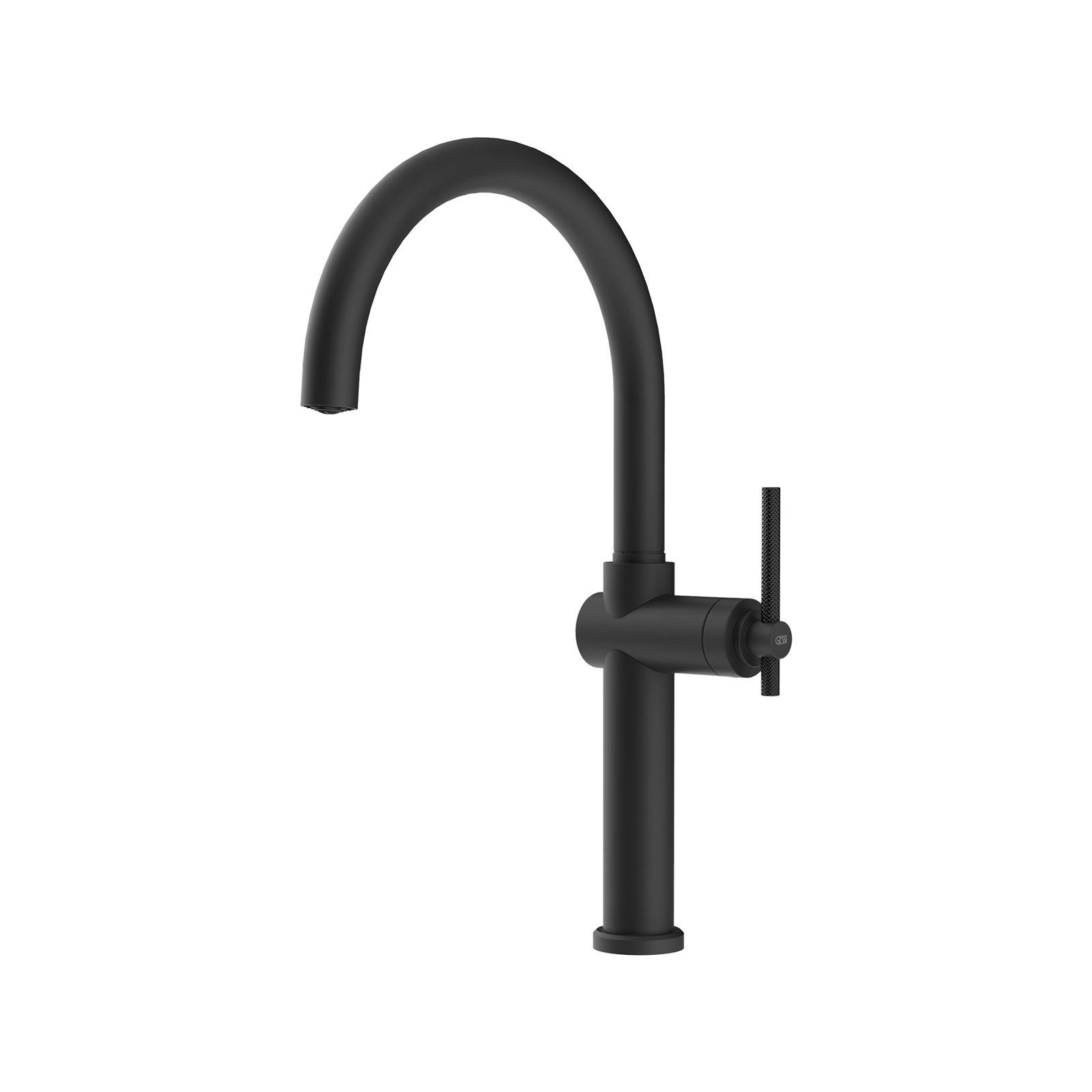 KÜCHENARMATUR - Schwarz, Basics, Keramik/Metall (12,2/42,9/27,7cm) - HKT